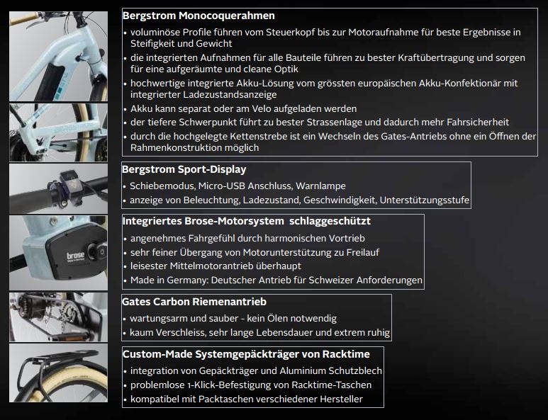 Produkte Beschreibung Bergstrom Katalog