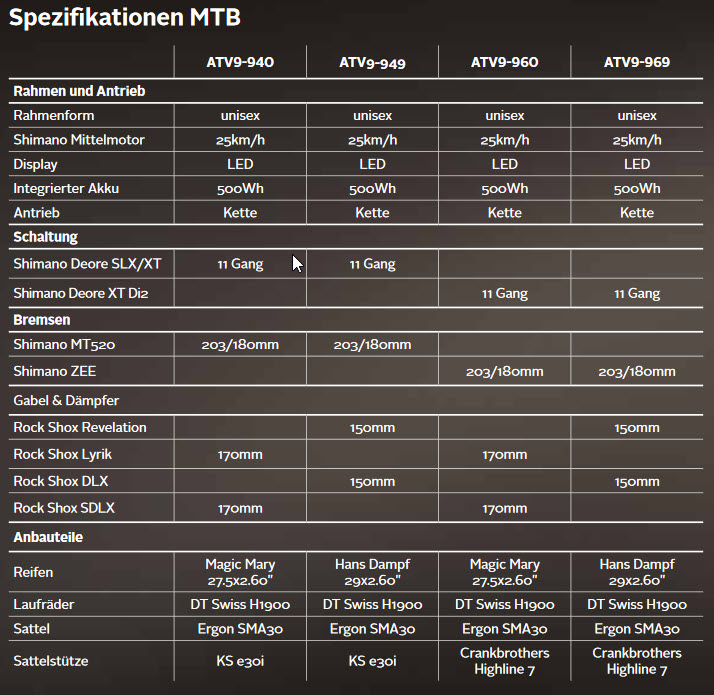 Bergstrom Spezifikationen 909 Serie 2019