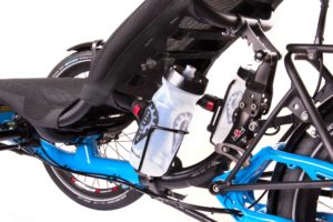 ICE Adventure Liegedreirad Liegerad Trike mit Netzsitz und Trinkflaschen Set